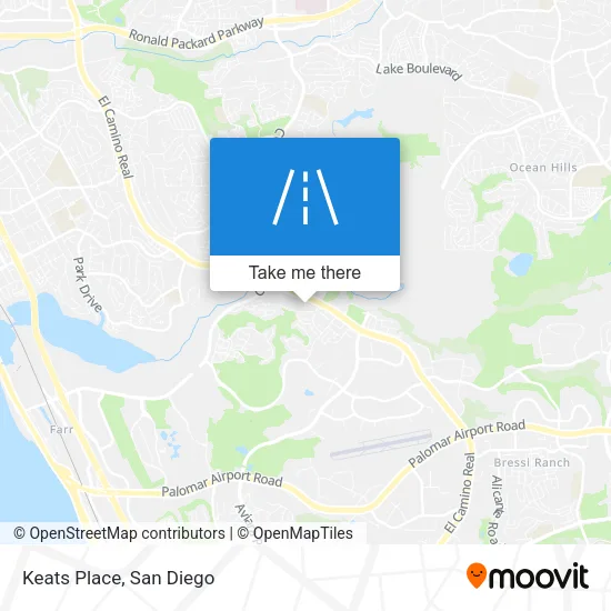 Keats Place map