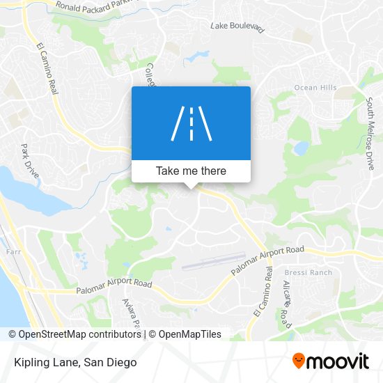 Mapa de Kipling Lane
