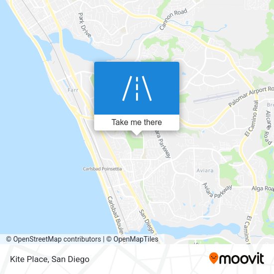 Mapa de Kite Place