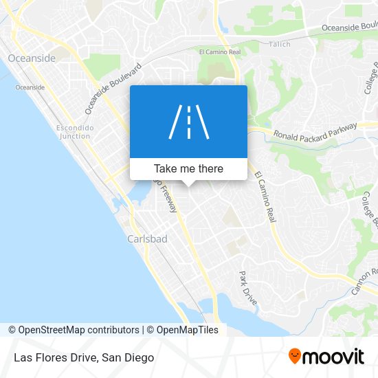 Mapa de Las Flores Drive