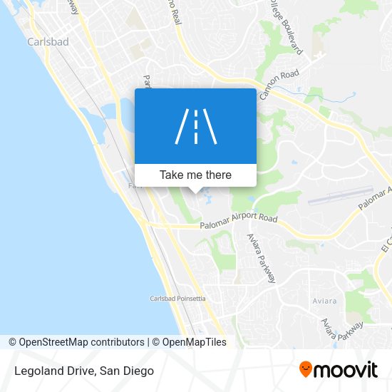 Legoland Drive map