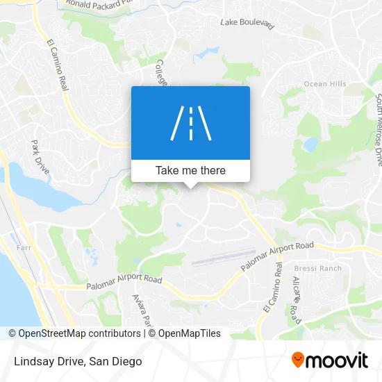 Lindsay Drive map