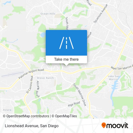 Mapa de Lionshead Avenue