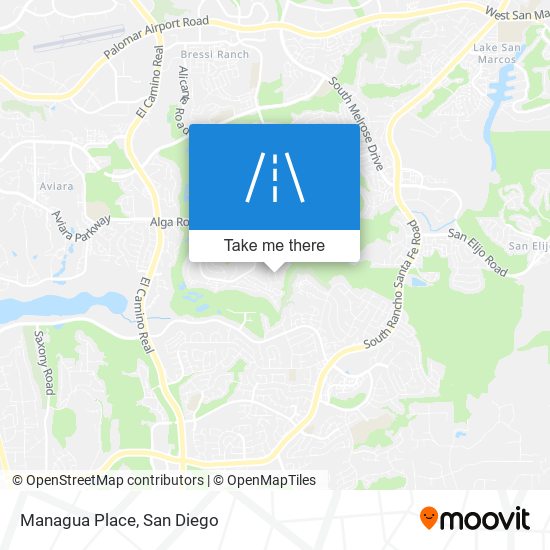 Managua Place map