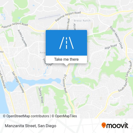Mapa de Manzanita Street