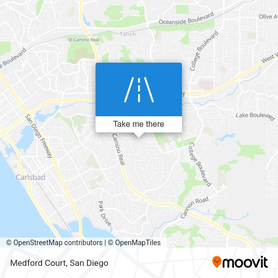 Mapa de Medford Court