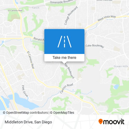 Middleton Drive map