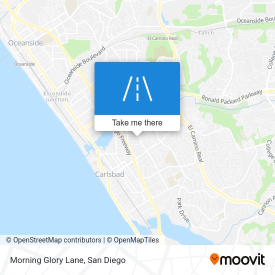 Mapa de Morning Glory Lane