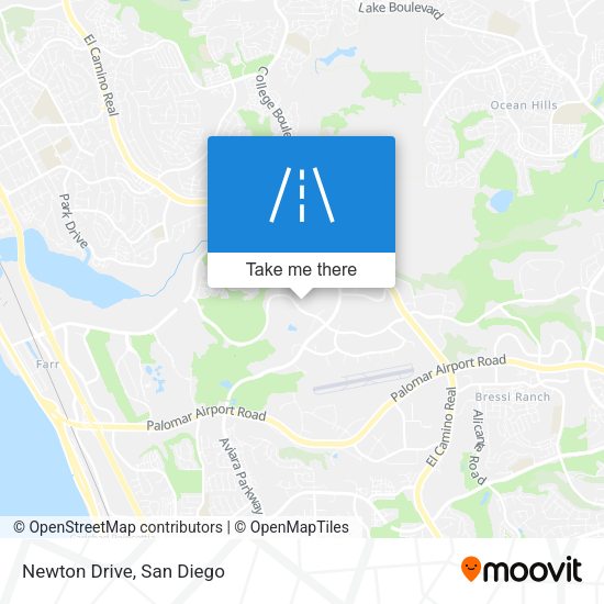 Mapa de Newton Drive