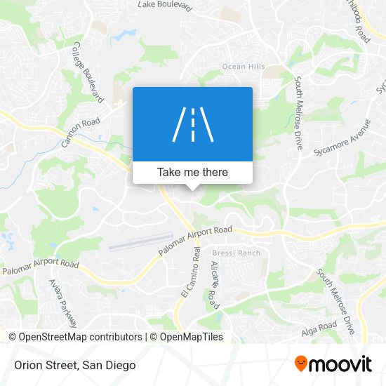 Mapa de Orion Street