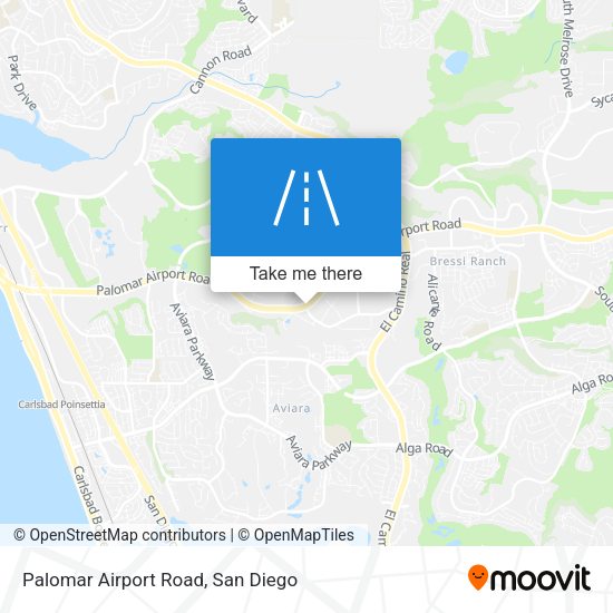 Mapa de Palomar Airport Road