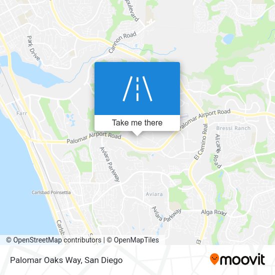 Mapa de Palomar Oaks Way