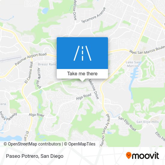 Mapa de Paseo Potrero