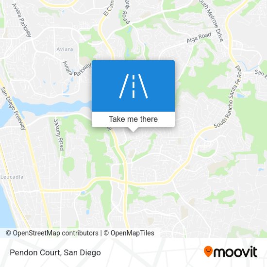 Mapa de Pendon Court