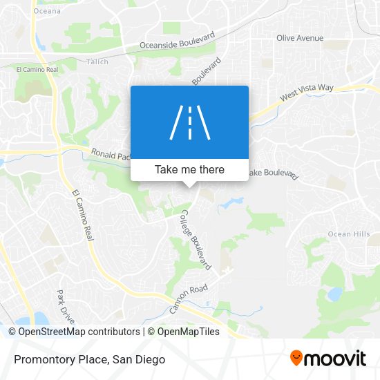 Mapa de Promontory Place