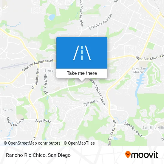 Rancho Rio Chico map