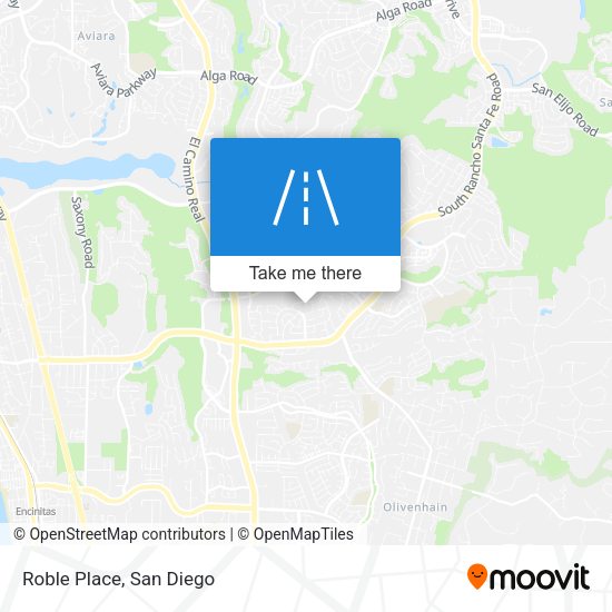 Mapa de Roble Place