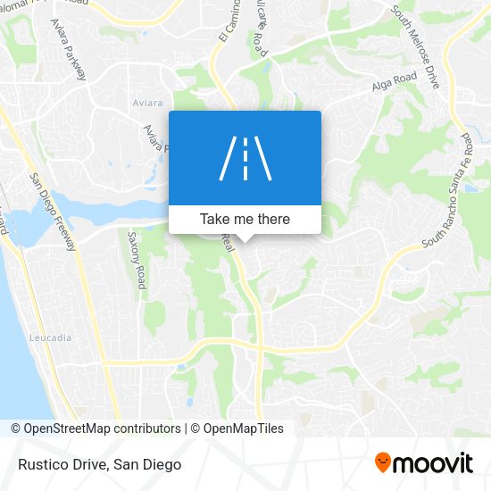 Mapa de Rustico Drive