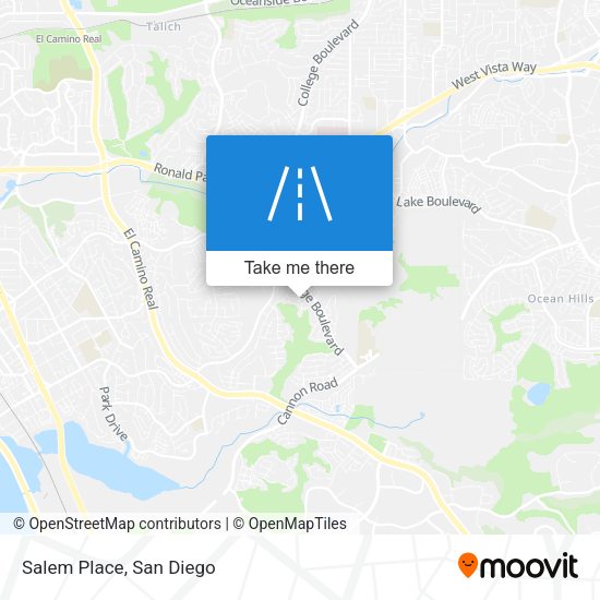Mapa de Salem Place