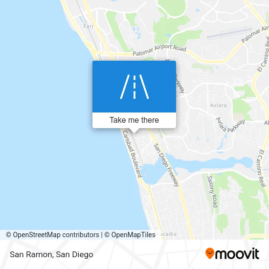San Ramon map