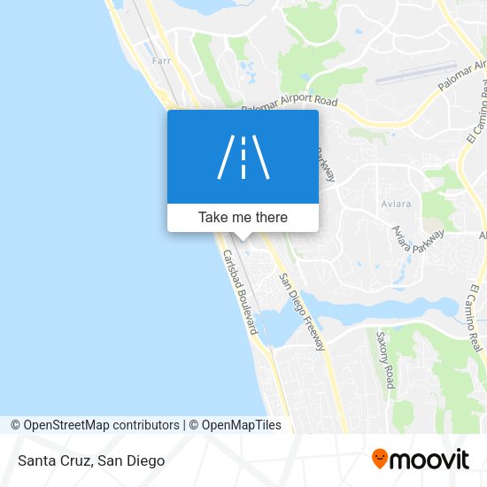 Santa Cruz map