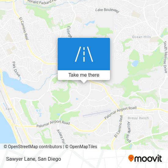 Mapa de Sawyer Lane