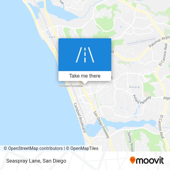 Mapa de Seaspray Lane