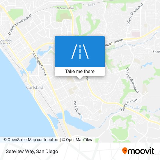 Seaview Way map