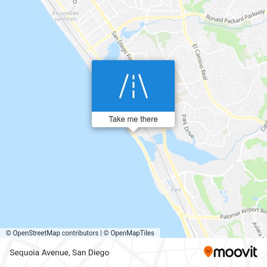 Mapa de Sequoia Avenue