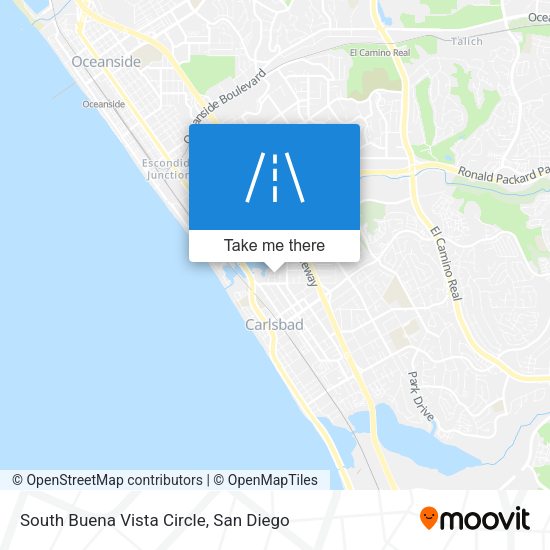 South Buena Vista Circle map