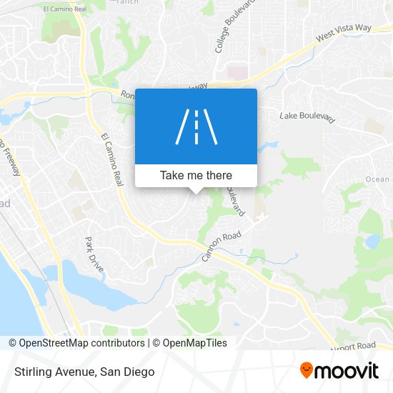 Mapa de Stirling Avenue
