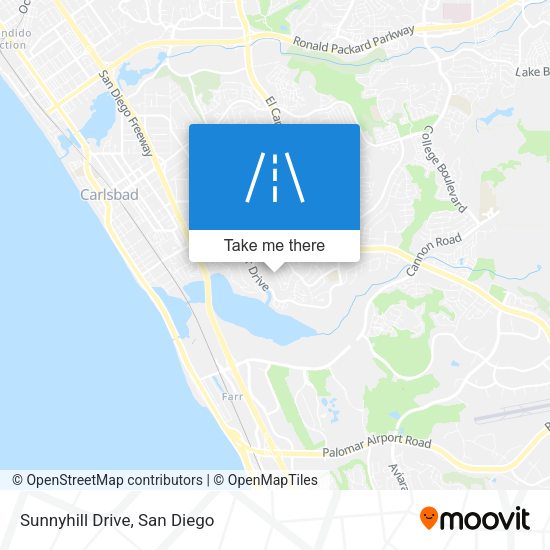 Mapa de Sunnyhill Drive
