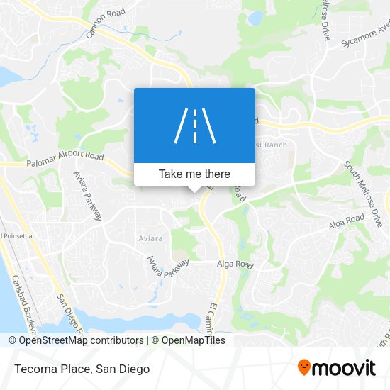 Mapa de Tecoma Place