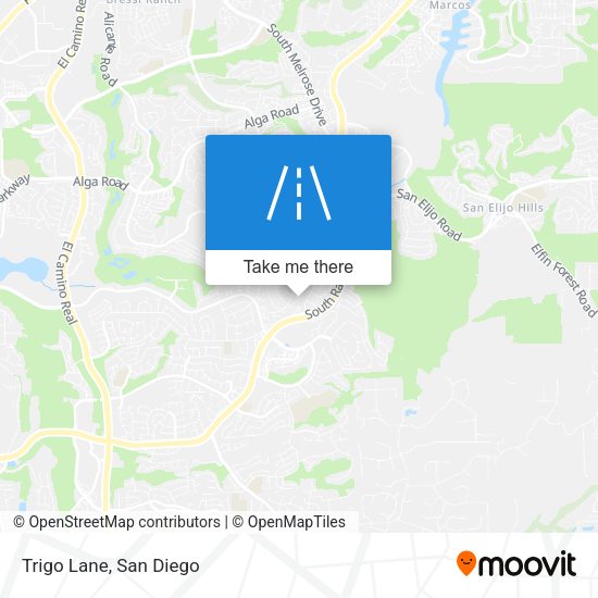 Mapa de Trigo Lane