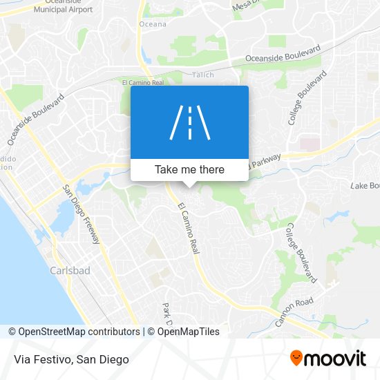 Mapa de Via Festivo