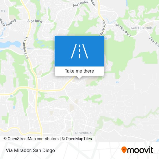 Mapa de Via Mirador