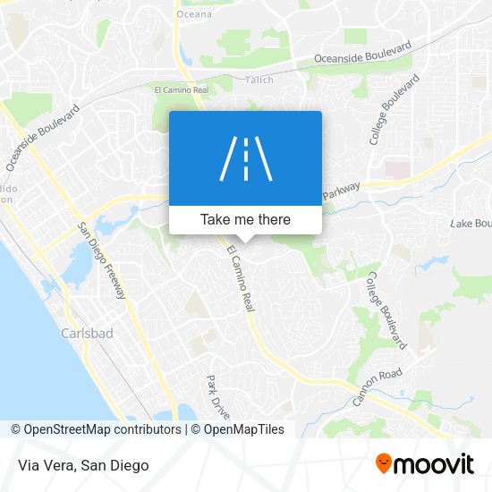 Mapa de Via Vera