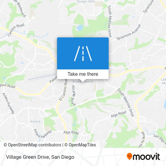 Village Green Drive map