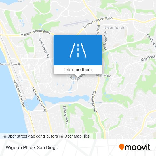 Wigeon Place map