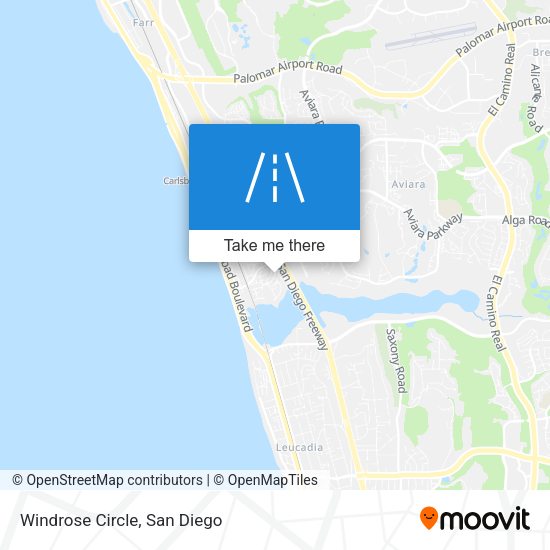 Mapa de Windrose Circle