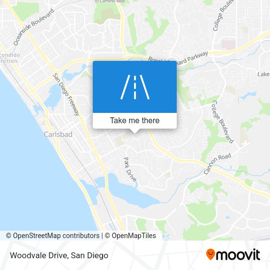 Woodvale Drive map