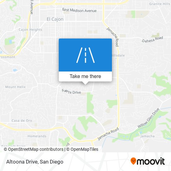 Altoona Drive map