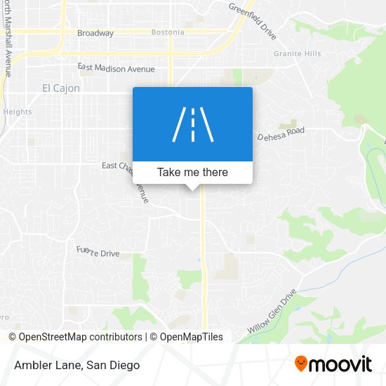 Mapa de Ambler Lane