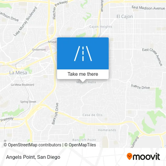 Angels Point map