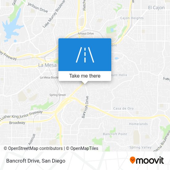Mapa de Bancroft Drive