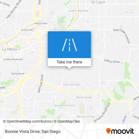 Mapa de Bonnie Vista Drive