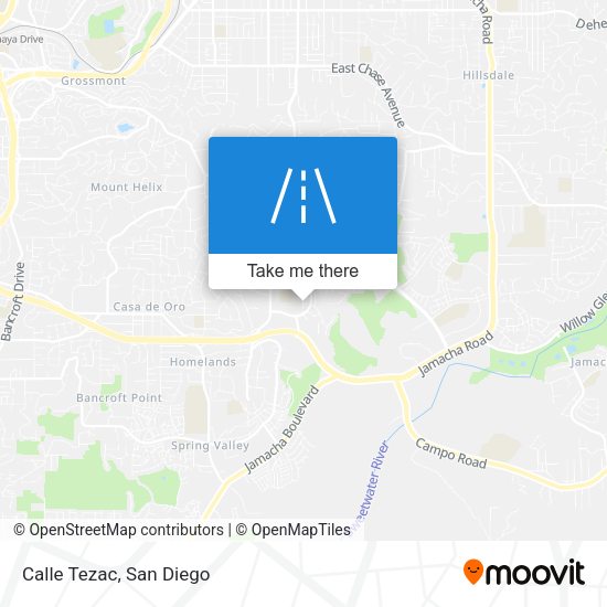 Mapa de Calle Tezac
