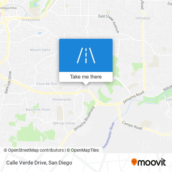 Mapa de Calle Verde Drive