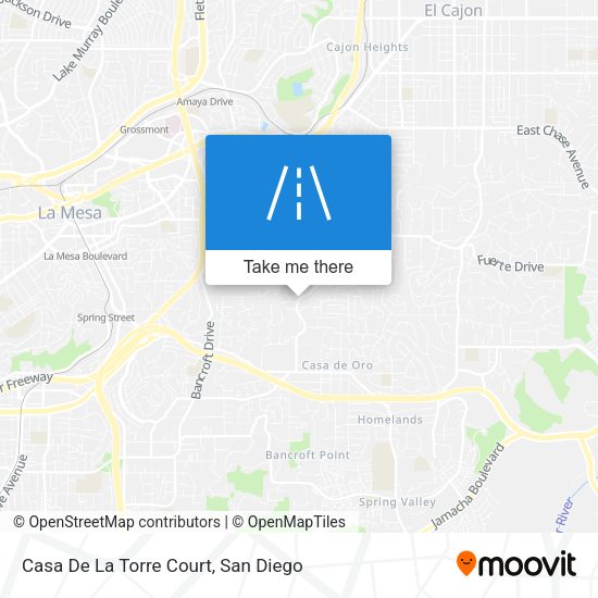 Casa De La Torre Court map