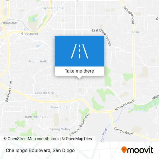 Challenge Boulevard map